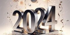 بوستات تهنئة برأس السنة الجديدة 2024 بطاقات معايدة للعام الجديد 2024